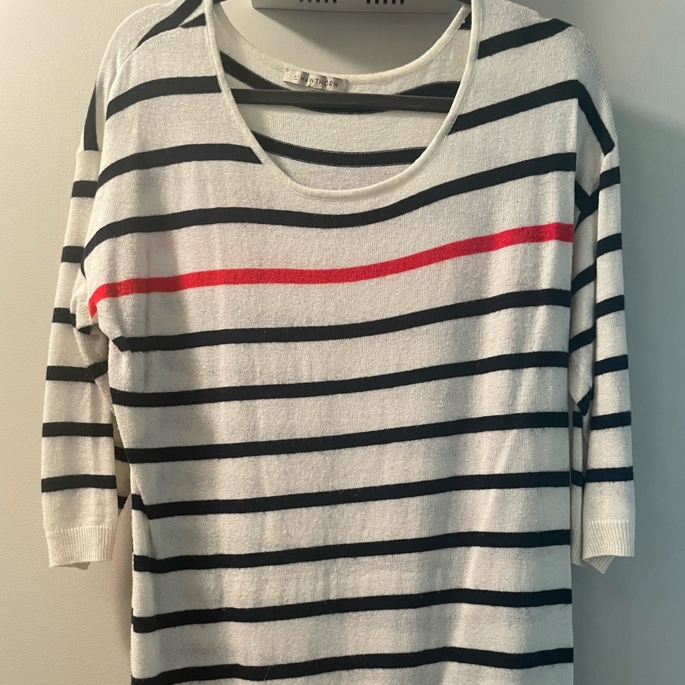 41 Hawthorn 3/4 sleeve sweater.